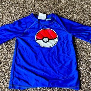 Boys Pokemon Swim Rashguard top boys Small